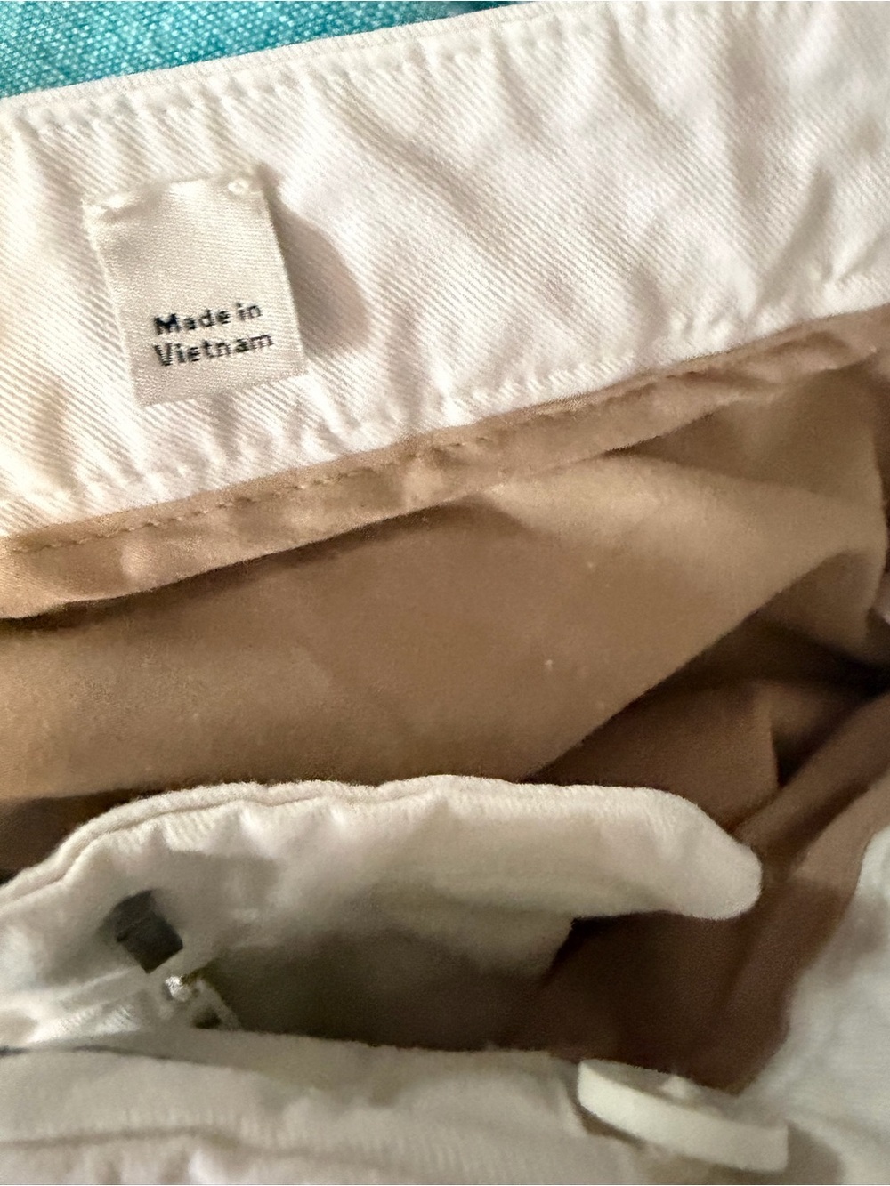 Vince Cotton White Chinos Preppy Costal Neutral Pants 4 - Picture 6 of 7